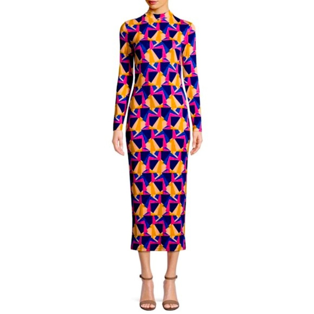 Tracee Ellis Ross groovy geometric dress
